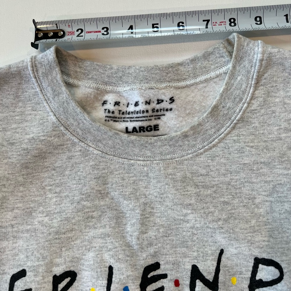 Authentic Friends Logo Crewneck Sweater Unisex Large - Picture 4 of 7